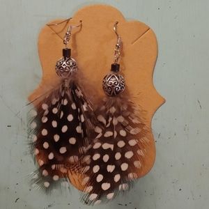 Feather earrings